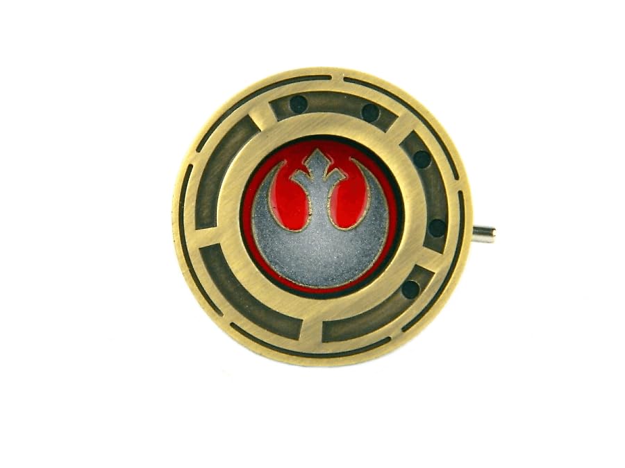 STAR WARS Rose Tico’s Resistance Ring With Shutter Prop Replica - Size 7 - The Last Jedi Collectible Accessory And Jewelry - Unique Gift for Halloween