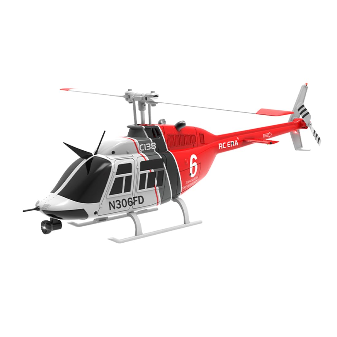 C138 RC Helicopter for Adults, 2.4G 1/30 6CH RC Military Helicopter with 6-axis Gyro 6G/3D Flips & One Key Take Off/Landing Remote Control Airplane
