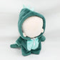 niannyyhouse 10cm Plush Doll Clothes Dinosaur Shark Onesies Loose Bodysuit Soft Stuffed Plush Toy Dress Up Accessories (Green)
