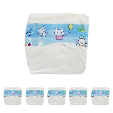 scnbom Reborn Baby Dolls Diapers for 18-24 inch Newborn Doll Reusable Accessories 6-Piece Pack