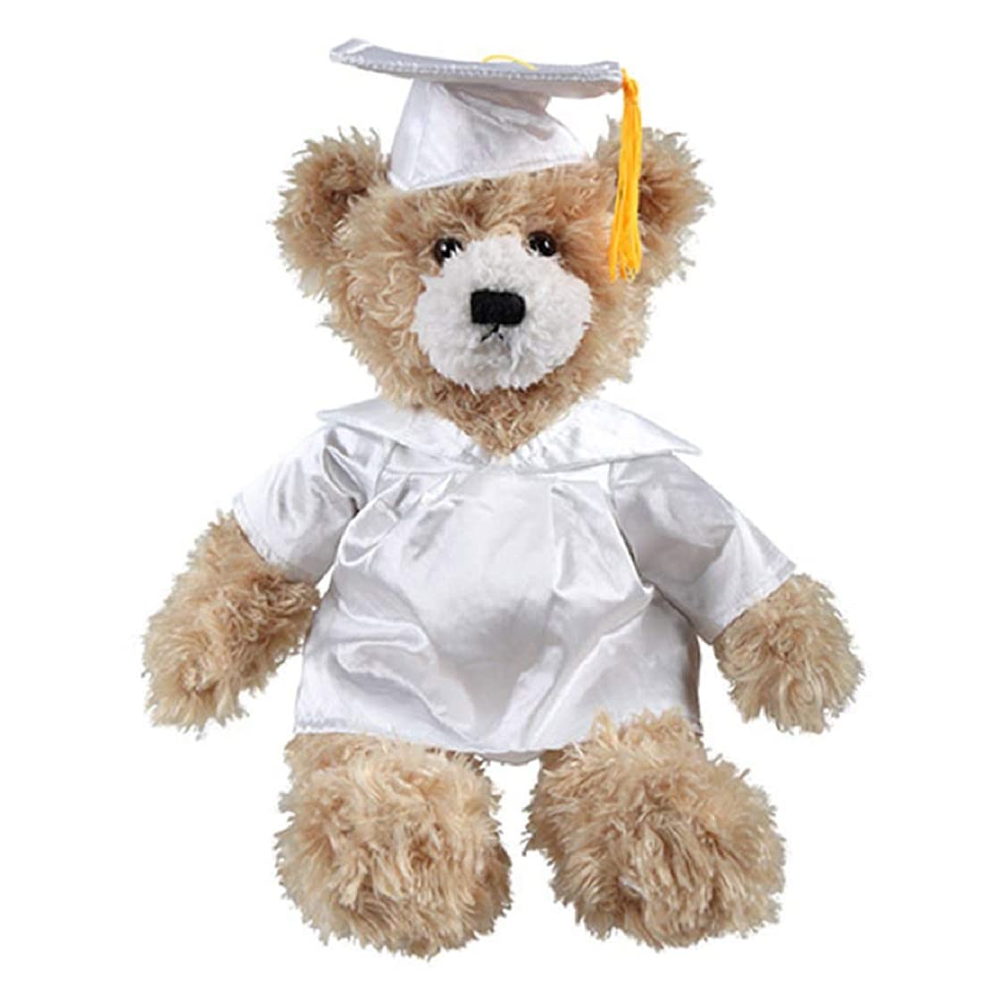 Made By Aliens Beige Brandon Teddy Bear Plush Stuffed Animal Toys 12 Inches Present Gifts for Graduation Day, Personalized Text, Name or Your School