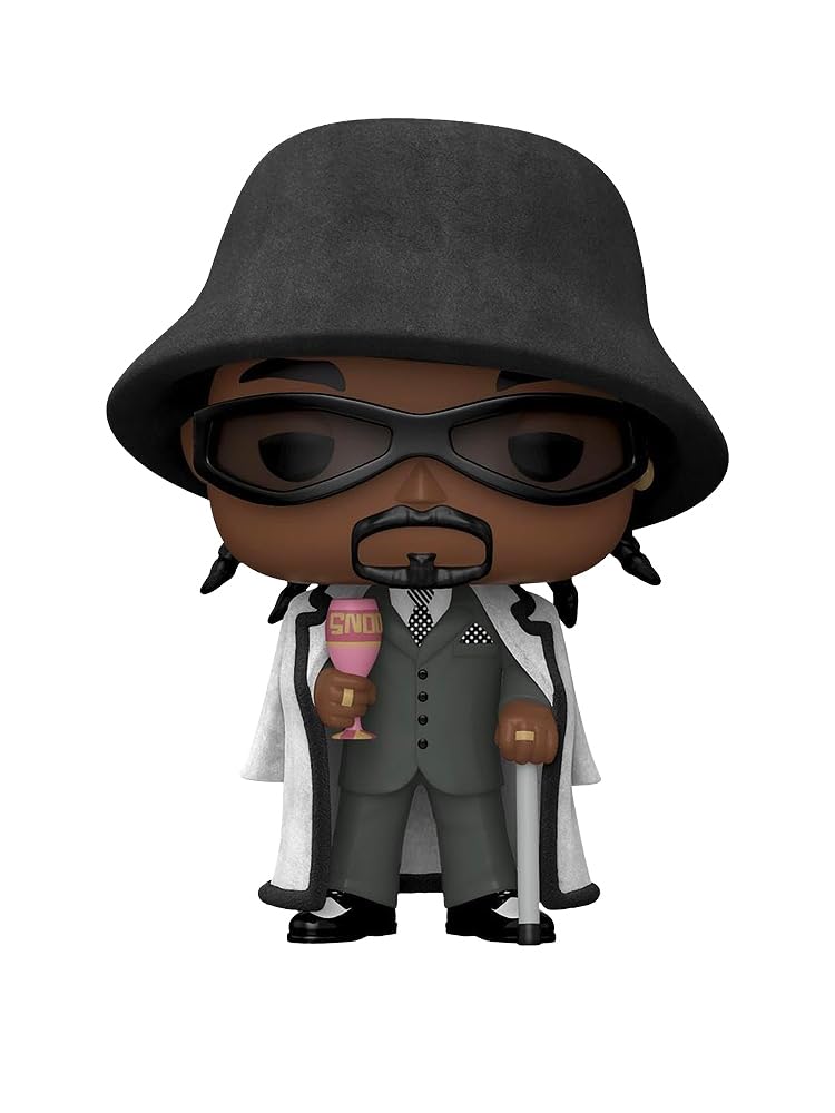 Epic Collectibles Pop Rocks - Snoop Doggy Dogg in Suit (Flocked) Limited Edition Exclusive Vinyl Figure Bundled with Box Protector Compatible for