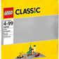 LEGO Classic Gray Baseplate 10701 Building Toy Compatible with Building Bricks for Kids Play (1 Piece)