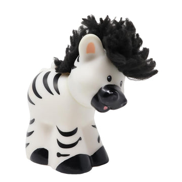 Fisher-Price Replacement Part for Collectible Little People Noah's Ark or Zoo Playset K0475 - Replacement Zebra Figure with Touch and Feel Mane -