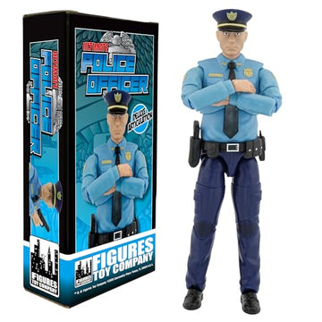 Figures Toy Company Ultimate 6.5 Inch Police Officer Figure with Deluxe Articulation