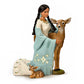 The Ashton-Drake Galleries Dyani Deer Maiden of The Morning Star Native American Poseable Portrait Doll with Deer Figures and Hand Sewn Beaded