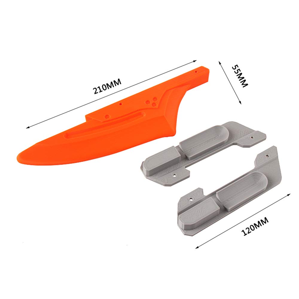 WORKER Mod Blade Style Decoration Kits for HammerShot Modify Toy (Orange)