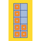 Didax Educational Resources UNIFIX Ten-Frame Card Game
