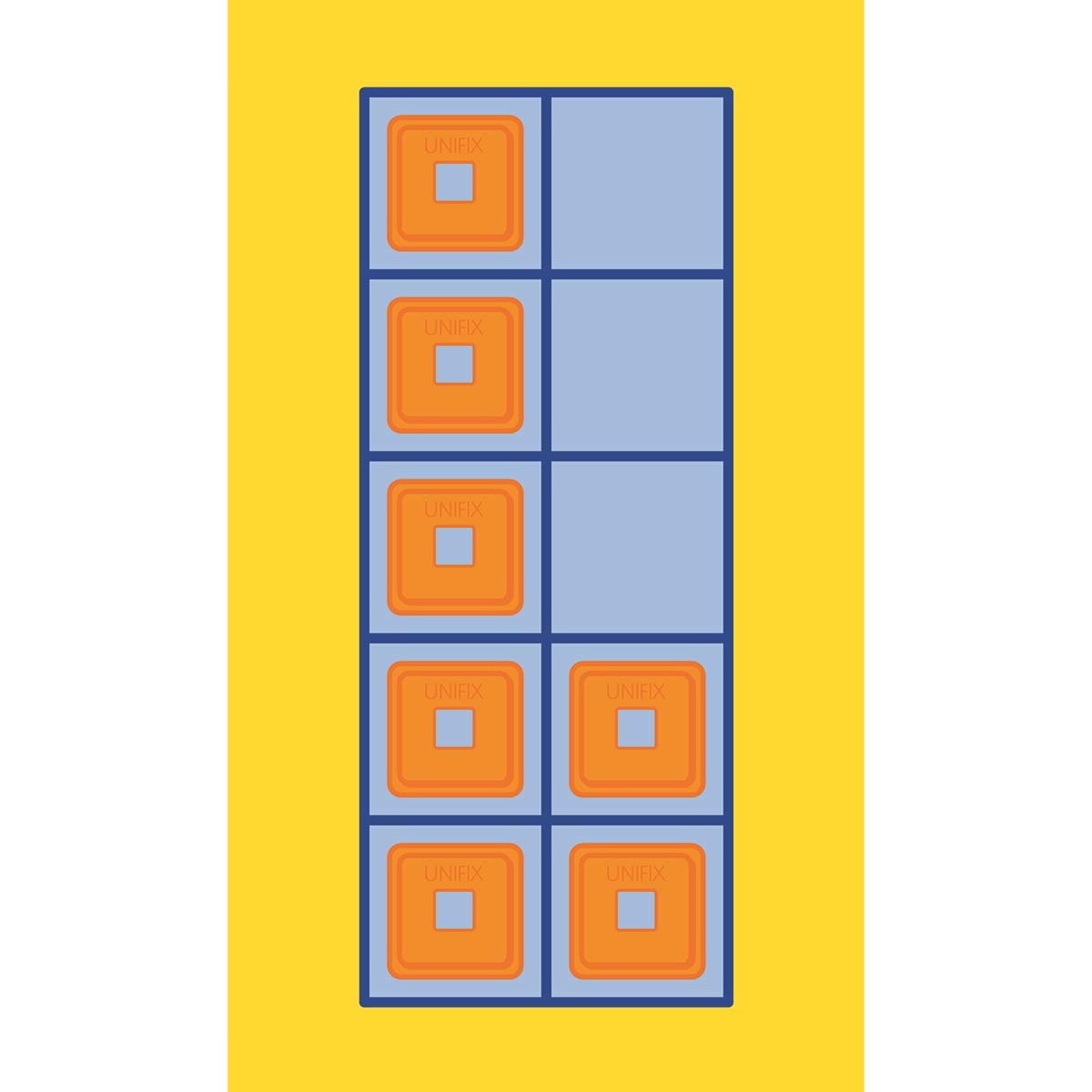 Didax Educational Resources UNIFIX Ten-Frame Card Game