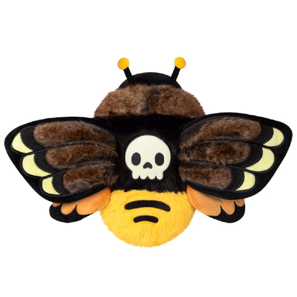 Squishable - Mini Death's - Head Hawkmoth - Spooky Collection - 9 in - Soft Toy Collectible Stuffed Animal