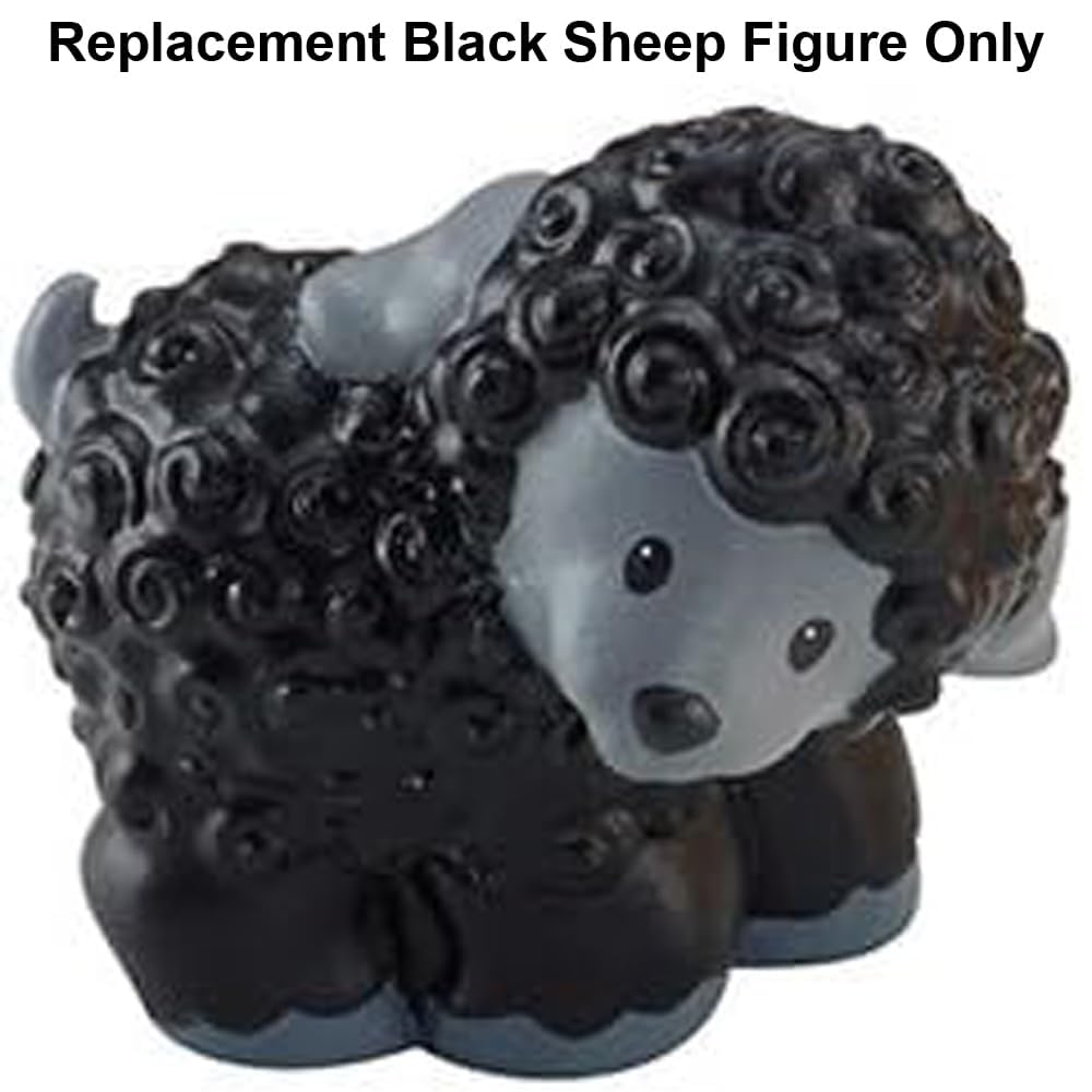 Fisher-Price Replacement Part Little People Playset CHD20 - Replacement Black Sheep Figure