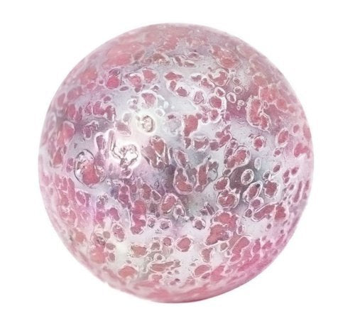 Big Game Toys~Large 2" (50mm) Princess Toe Breaker Glass Marble w/Stand Glitter Marble Glass Ball Huge