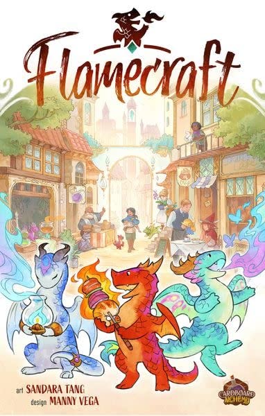Flamecraft (Standard Edition) - A Dragon Placing, Engine Builder for 1-5 Players