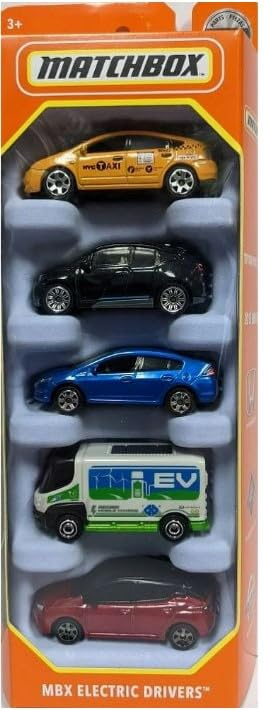 Matchbox MBX Electric Drivers 5-Pack