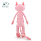 MR ViviCare 13" Pink Huggable Standing Cat Stuffed Animal Plush Toy, Stuffed Cat Plush Toy for Girls, Great Gift for Children, Birthday, Baby Shower