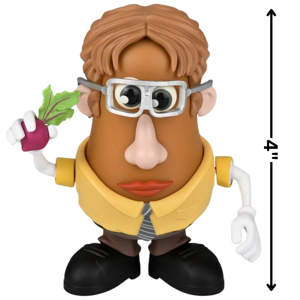 Hilarious Poptaters The Office Dwight Schrute Figure - 4? (1 Pc.) - Funny Desk Display & Gift for Fans of The Office