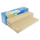 PUREPLAY Wooden Domino Trays Set of 4, Wooden Domino Trays Holders for Domino Tiles,Domino Games,Mexcian Train,Chickenfoot and Other Domino