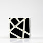 CuberSpeed Ghost 3x3 White with Black Sticker Magic Cube 3x3 Ghost White 3x3x3 Speed Cube Black Sticker