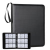 Card Binder - 720 Capacity, Zippered Trading Card Holder for MTG, Sports & Collectible Cards - Acid-Free, Durable & Travel-Friendly Storage (Black, 9
