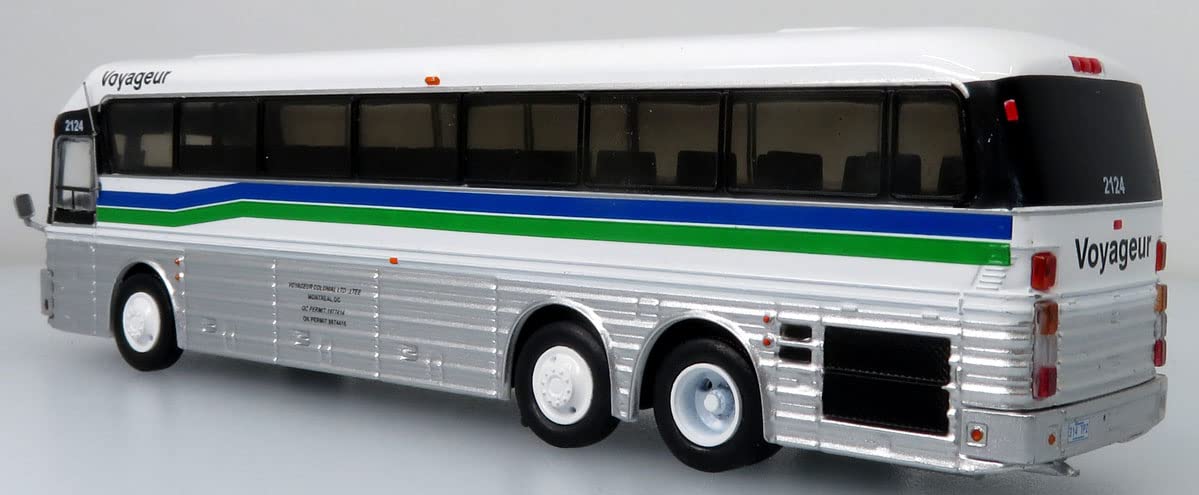 Iconic Replicas Eagle Model 10 Diecast Coach Bus Voyageur (Canada) Livery 1:87-HO Scale New in The Box