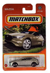 Matchbox 2019 Mazda3, White Gold, 77/100, 1:64 Scale Diecast