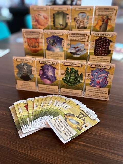 Stonemaier Games: Tapestry: Fantasies & Futures Expansion by Chris Scaffidi & Mike Young | Add to Tapestry | New Civilizations, Cards, & Cities |