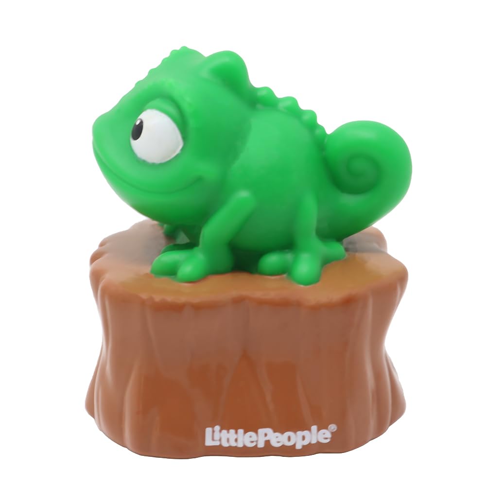 Fisher-Price Replacement Part for Collectible Little People Musical Dancing Palace Castle X6031 - Replacement Green Chameleon Pascal Sitting on