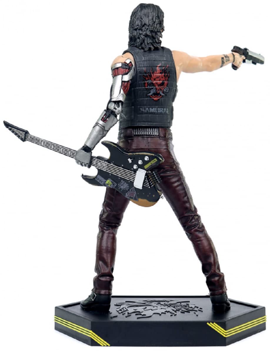 Cyberpunk 2077 Johnny Silverhand Figure, Multicolor, 9.5 inches