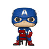 Funko Spider-Man Homecoming POP! Marvel Captain America Exclusive Vinyl Figure #693 [Sitting]