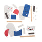 Foam Patriotic Cool Treats Magnet Craft Kit - Crafts for Kids and Fun Home Activities