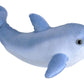 Wild Republic Living Ocean Mini Bottlenose Dolphin Stuffed Animal - 12"
