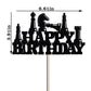 WRACKKIAR Chess Happy Birthday Cake Topper-Chess Player Birthday Party-Funny Board Game Chess Birthday Party Decoration