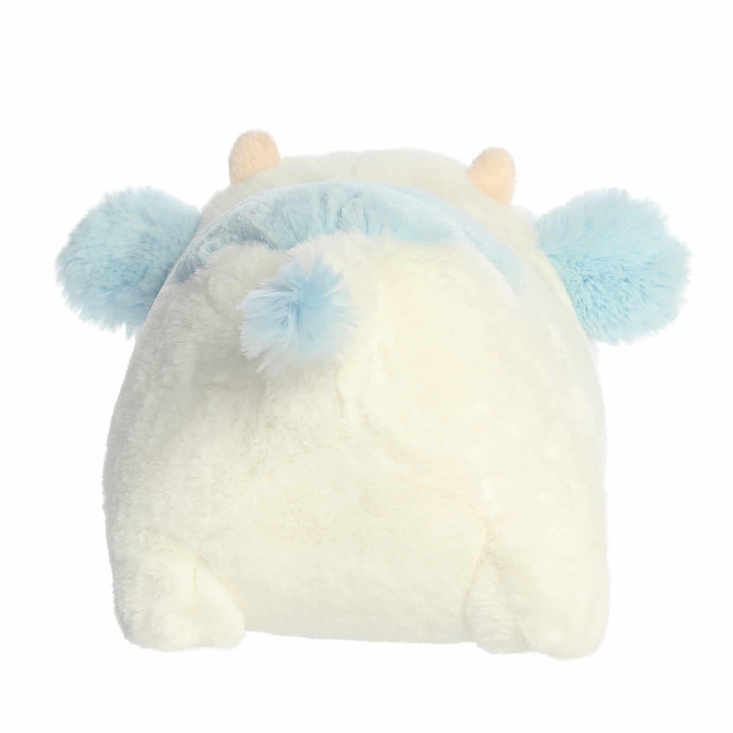 Aurora® Adorable Spudsters™ Bonnie Blueberry Cow™ Stuffed Animal - Round Shape Makes for Comforting Cuddles - Perfect for Kids All Ages and Animal