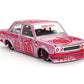 MINI GT 510 Pro Street #00 "Buta V1 Pink Metallic with Red Graphics (Designed by Jun Imai) Kaido House Special 1/64 Diecast Model Car KHMG161