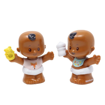 Fisher-Price Replacement Parts for Collectible Little People Babies Family Dollhouse Twins Playset GKP69 - Replacement Baby Boy and Girl