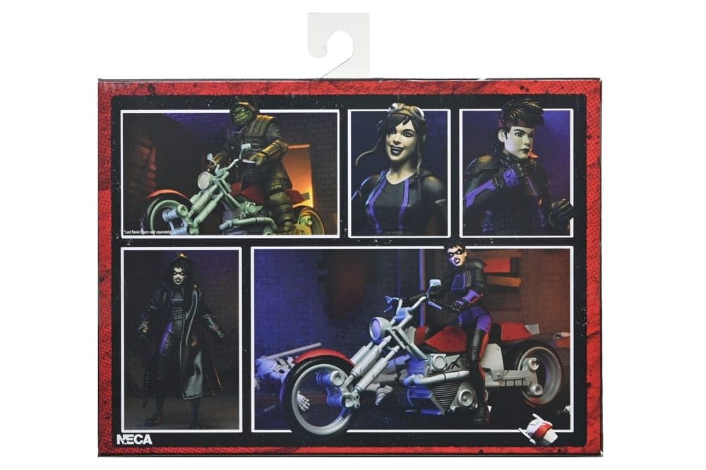 NECA - Teenage Mutant Ninja Turtles (The Last Ronin) - Casey Marie with Motorcycle 7" Scale Action Figure