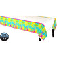 Amscan Sun-Sational Luau Party Beach Summer Scene Printed Table Cover (3 Piece), 54" X 84", Multicolor