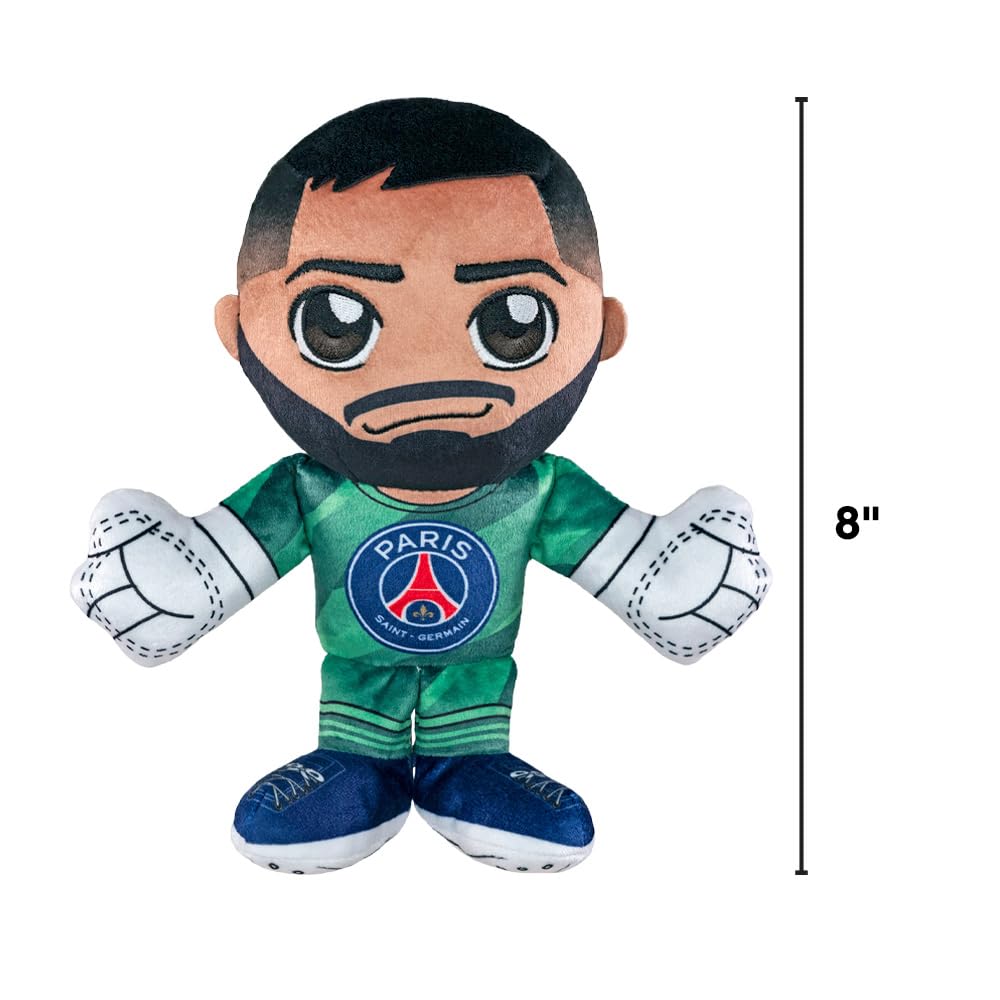 Bleacher Creatures PSG Gianluigi Donnarumma 8" Kuricha Plush - Soft Chibi Inspired Football Superstar