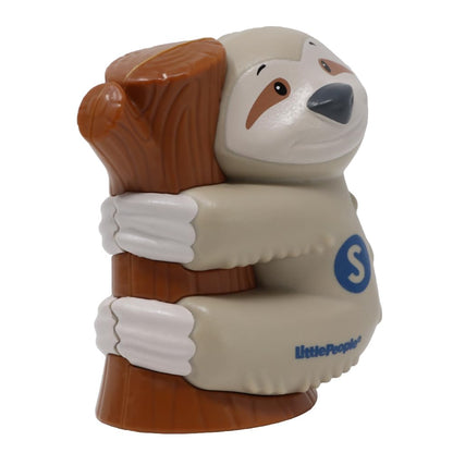 Fisher-Price Replacement Part for Collectible Little People Alphabet Fun Zoo Safari Farm Playset JGR92 - Replacement Letter S Sloth on Tree Branch