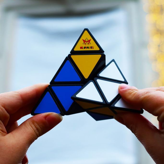 Meffert's Pyraminx - The Original Ultimate Travel-Friendly Brain Teasing Puzzle - for Ages 9 - Adult from Recent Toys