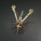 ModelForgeX 183pcs+ Cyberpunk Mosquito Metal Model Kits DIY Assembly Toys for Adults 3D Puzzles Steampunk Mechanical Insects Gifts (DIY Mosquito)