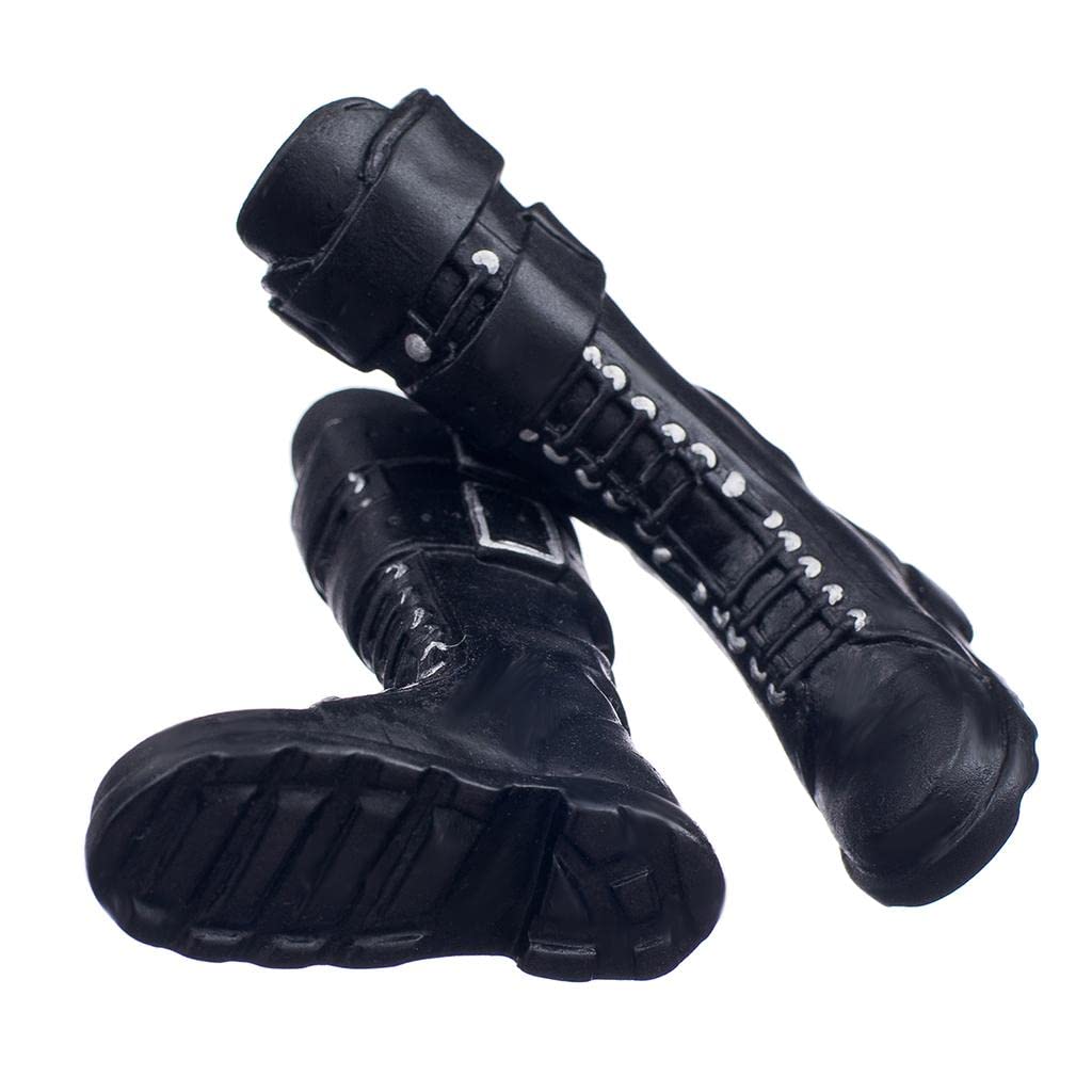 Jili Online 1/6 Female Flat Lace Up Shoe Boots for 12'' Kumik Phicen Hot Toys Body Figure