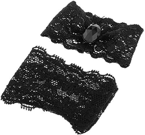 Yikko 1/6 Scale Female Lace Underwear Set Cloth for 12" Action Figure Toys Doll Clothes Accessories (B Black)