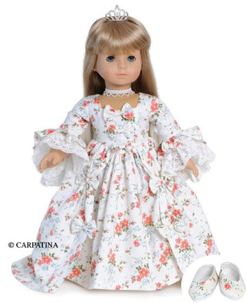 Marie Antoinette Baroque Rococo Style Dress and Shoes ~ Fits 18" American Girl Dolls