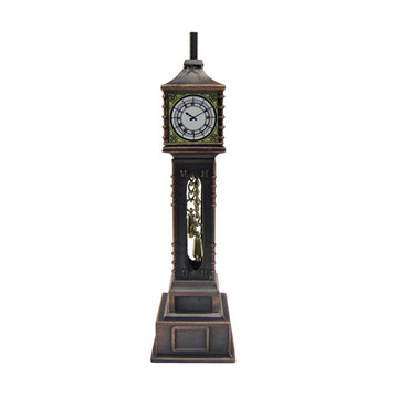 Treasure Gurus 1:16 Scale Model Grandfather Clock Die Cast Dollhouse Accessory