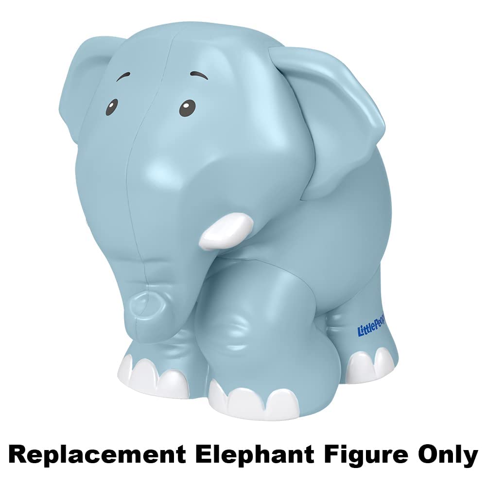 Replacement Part for Fisher-Price Little People Go Wild Safari Guide Figure Pack - GNM37 ~ Replacement Blue/Gray Elephant Toy