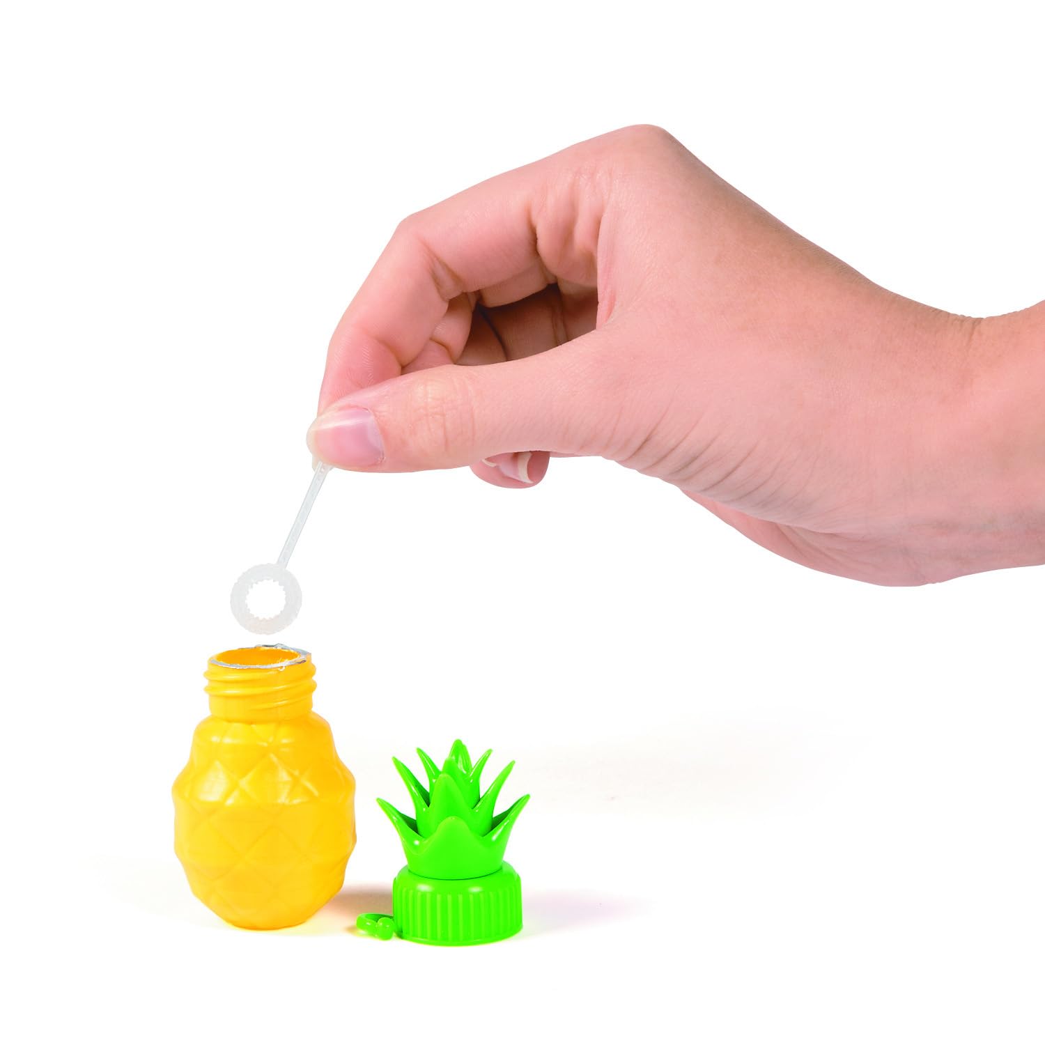 Fun Express Pineapple Bubble Bottles Party Favors for Kids 12 Pack