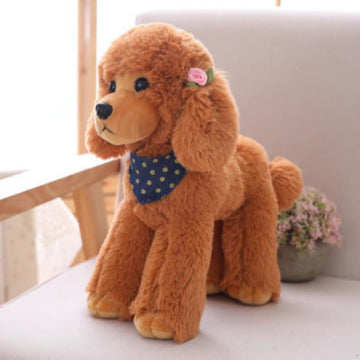 OPHRBU Poodle Plush Toys, Soft and Cute Poodle Plush Toys, Pillows, Cushions, the Best Gift for Your Family and Friends. 1 pc. (Yellow 12 inches)