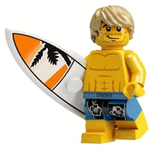 LEGO Minifigure Collection Series 2 - Minifigure Surfer Dude Loose