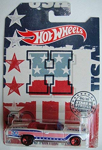 Hot Wheels STARS & STRIPES 50THE EDITION, WHITE 1967 PONTIAC GTO 6/10